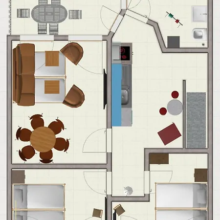 H&h Im Herzen Der Stadt In Der Lange Strasse Geraeumig Ruhig Mit Kueche Und Esstisch